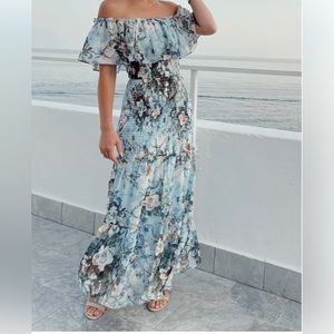 Baltic Born - Amalfi Smocked Maxi Dress - NWT